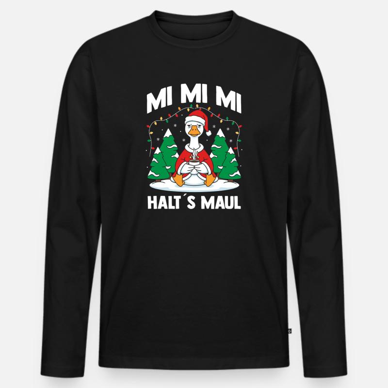 Bogenschütze Bogensport Bogenschießen - Männer Premium Bio Langarmshirt - Schwarz