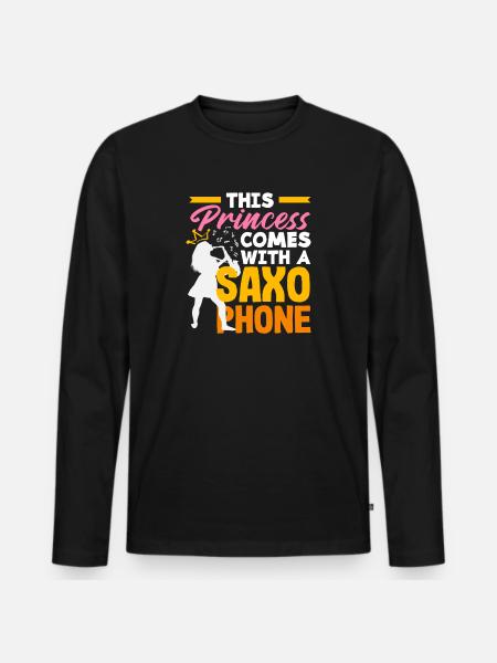 Cette princesse vient avec un - T-shirt manches longues Premium bio Homme - noir