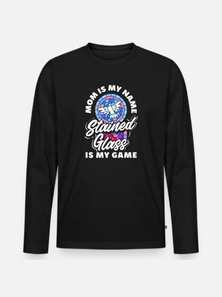 Buntglas-kunst Buntglas-künstler - Männer Premium Bio Langarmshirt - Schwarz