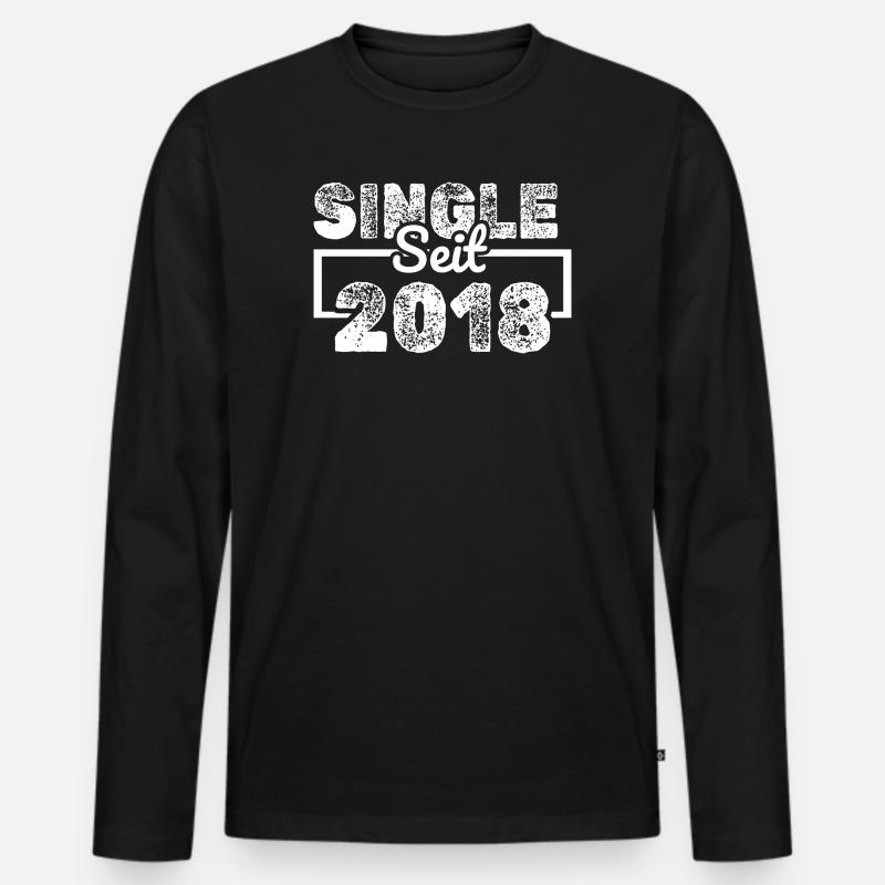 2018 2018 - Männer Premium Bio Langarmshirt - Schwarz