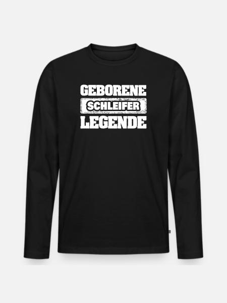Moulin - T-shirt manches longues Premium bio Homme - noir