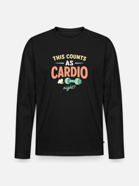 Vorgeburtliches Yoga Werdende Mutter - Männer Premium Bio Langarmshirt - Schwarz
