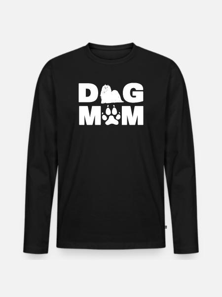 Malteser hundeelsker Kæledyr Hundemor Hund Far - Premium økologisk langærmet T-shirt til mænd - sort
