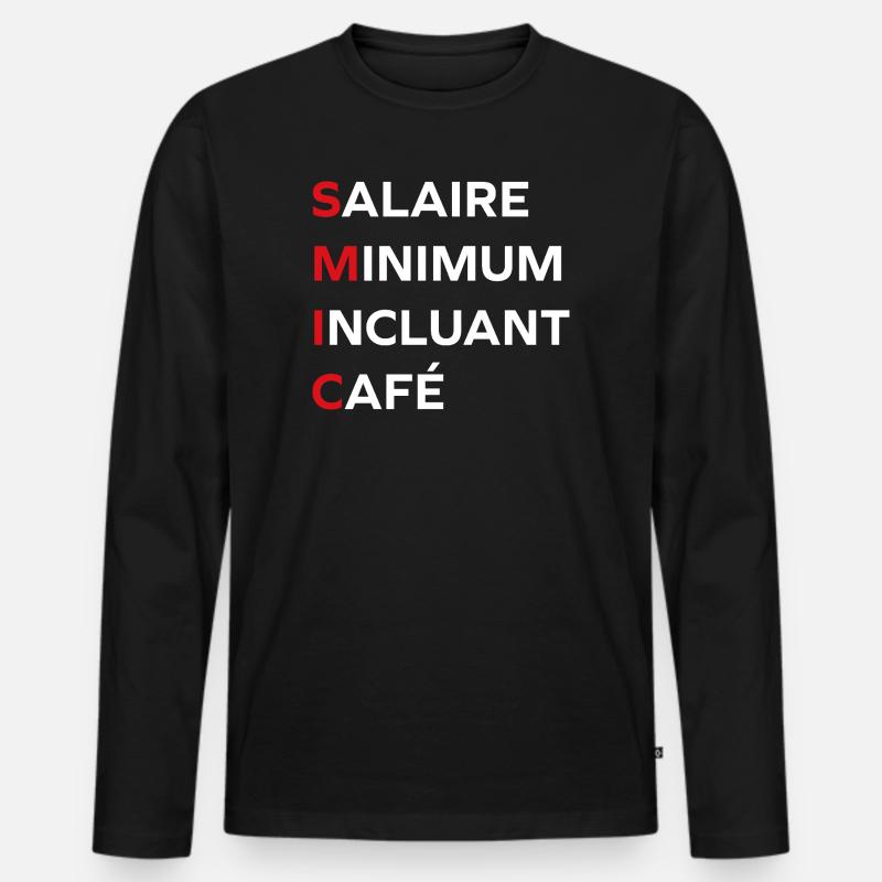 RSA - Männer Premium Bio Langarmshirt - Schwarz