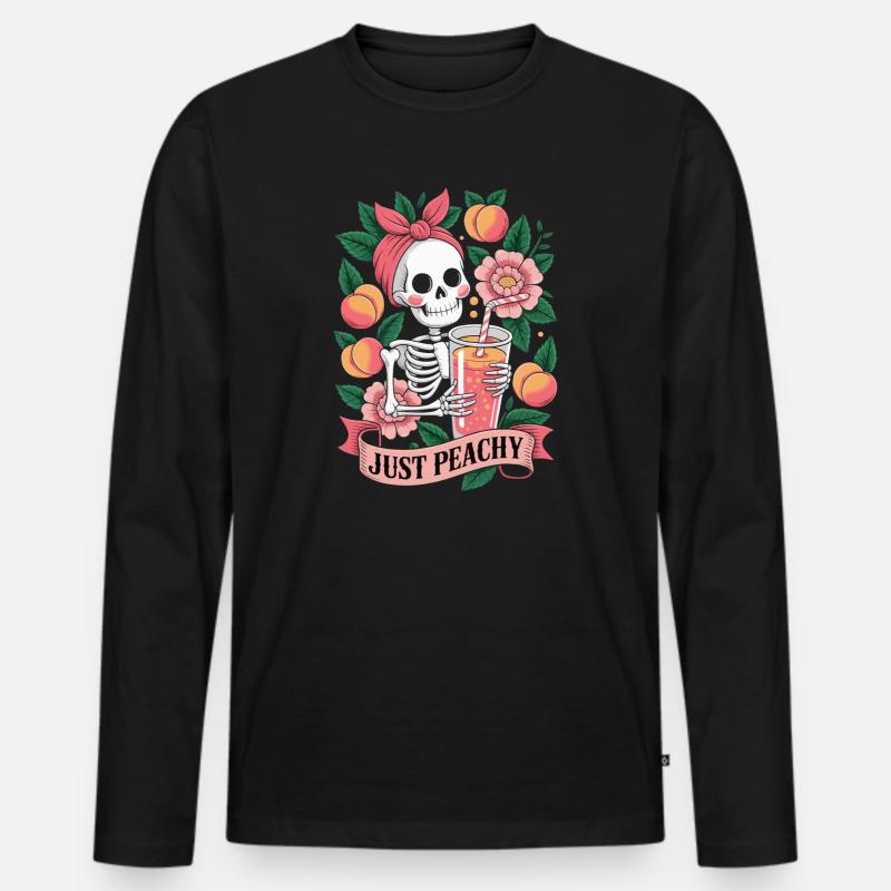 Einfach großartig - Männer Premium Bio Langarmshirt - Schwarz