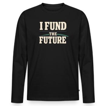 Angel Investor Venture Capital Startup-investor - Männer Premium Bio Langarmshirt - Schwarz - Vorne - Nico (187cm)