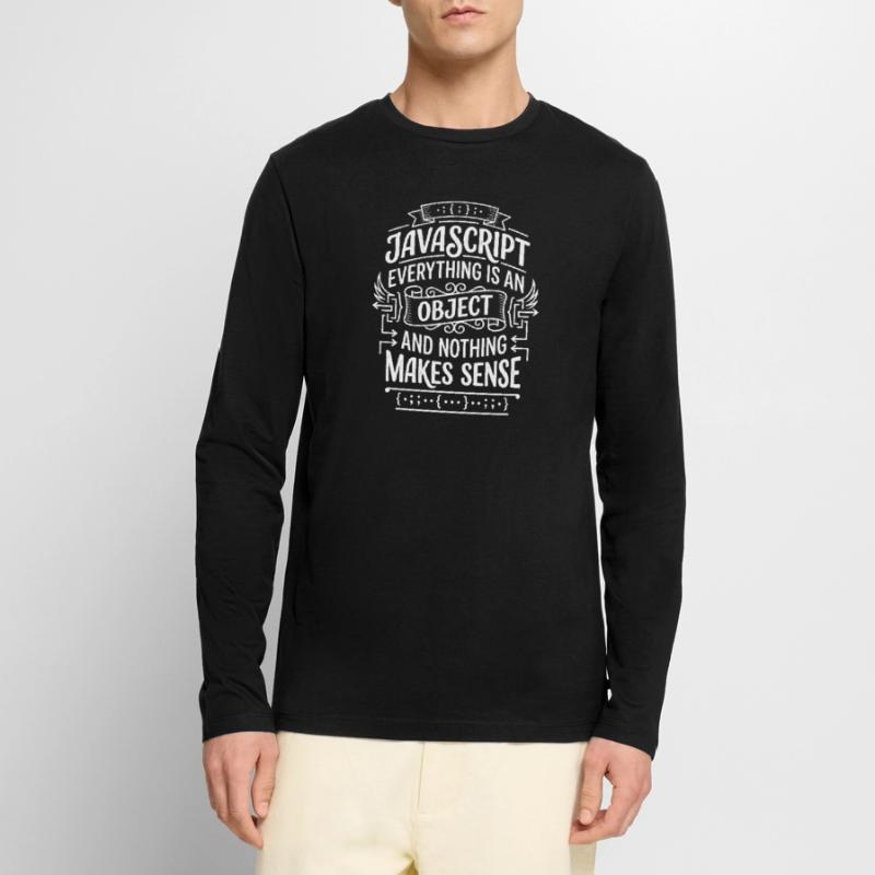 JavaScript: Alles ist ein Objekt Männer Premium Bio Langarmshirt