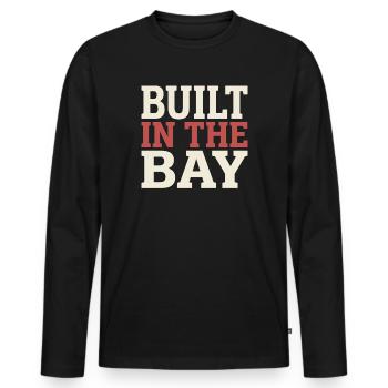 Mechanic apprentice Mechanic workshop apprentice - Men's Premium Organic Long Sleeve Shirt - black - Front - Nico (187cm)