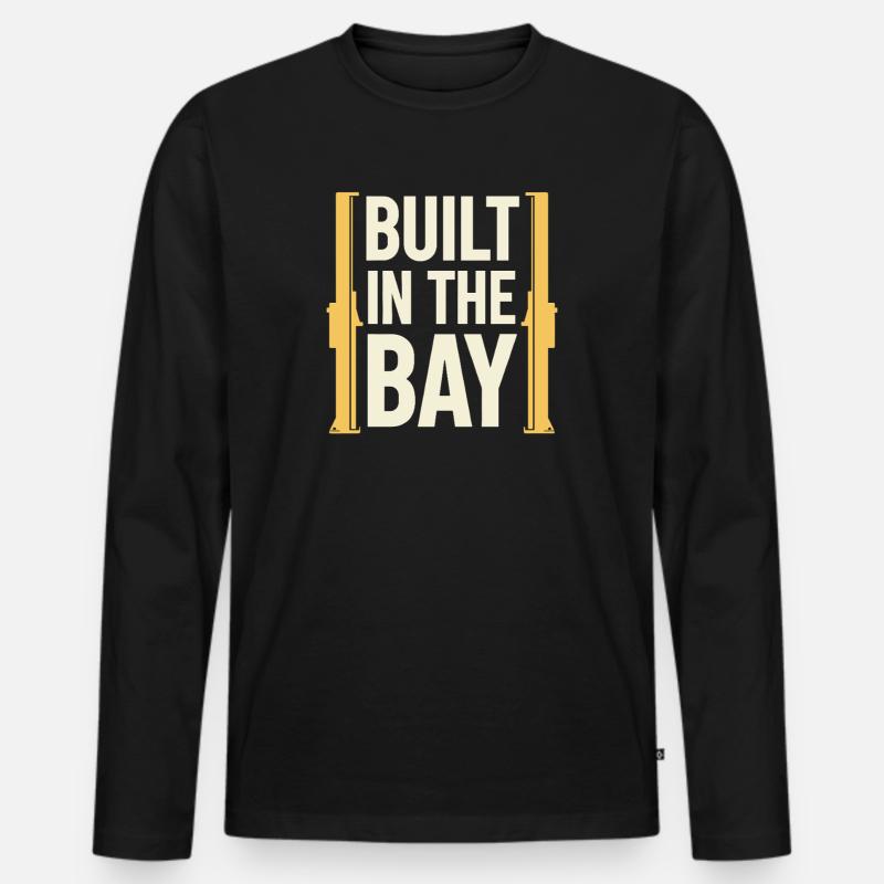 Mechanic apprentice Mechanic workshop apprentice - Men's Premium Organic Long Sleeve Shirt - black