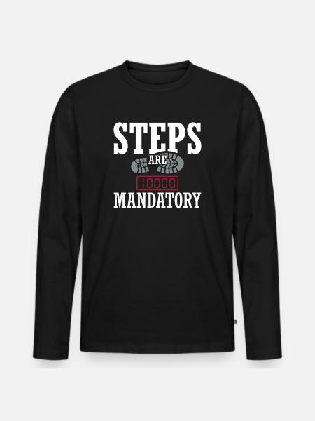 Schnittsaison Bei Reduziertem Kaloriendefizit - Männer Premium Bio Langarmshirt - Schwarz