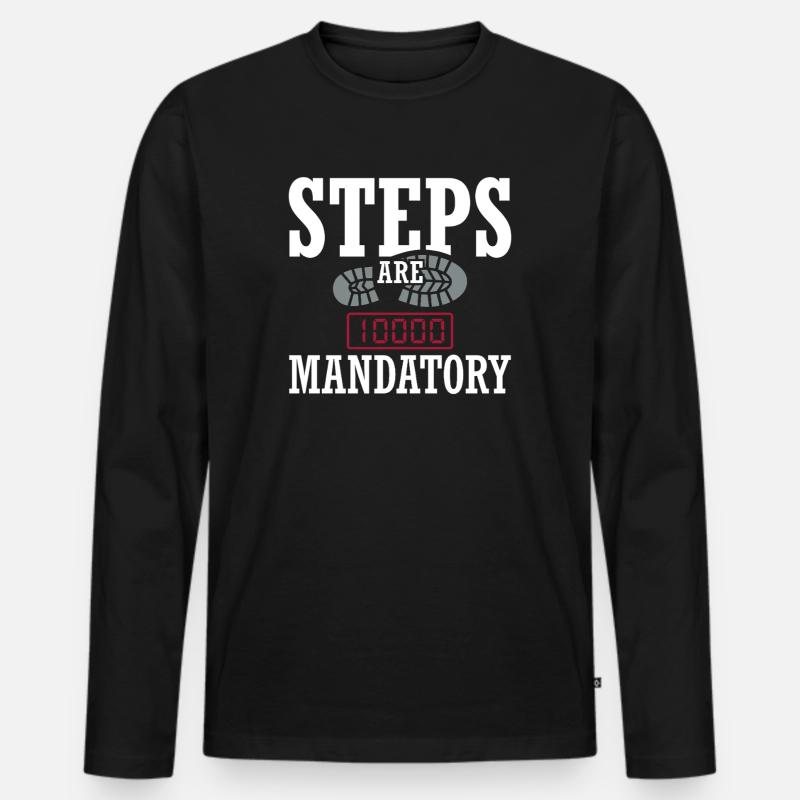 Schnittsaison Bei Reduziertem Kaloriendefizit - Männer Premium Bio Langarmshirt - Schwarz