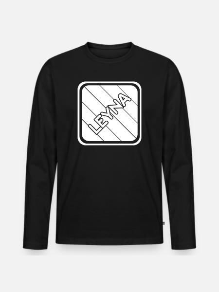 Leyna as a daughter - Men's Premium Organic Long Sleeve Shirt - black