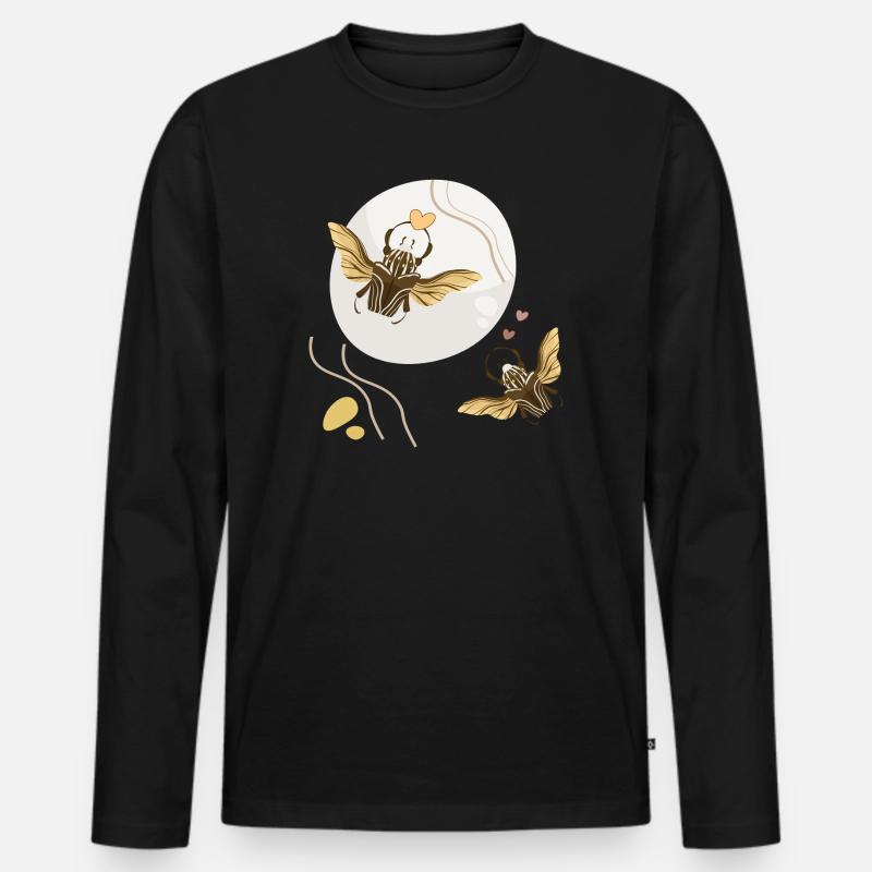  Insekt - Männer Premium Bio Langarmshirt - Schwarz
