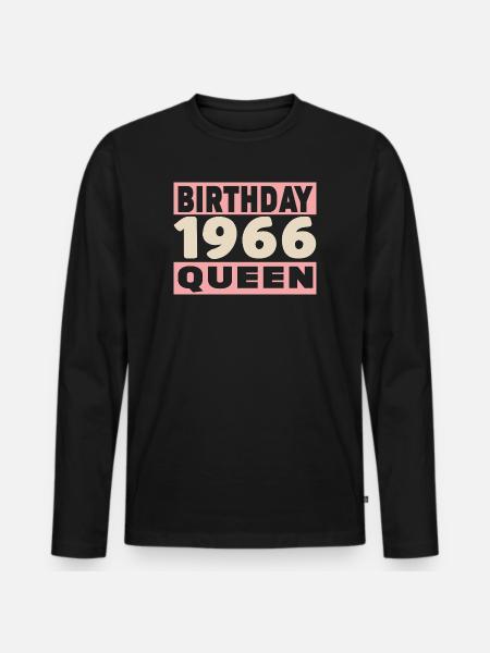 Biker 60-jähriges Jubiläum 1966 - Männer Premium Bio Langarmshirt - Schwarz