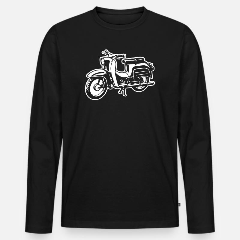 Schwalbe - Difference Image - Men's Premium Organic Long Sleeve Shirt - black