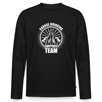 Non, je ne peux pas faire de garage de bière Amoureux de voitures Mécanicien automobile - T-shirt manches longues Premium bio Homme - noir - Devant - Nico (187cm)