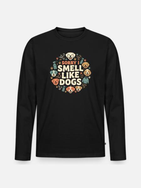 Zwingertechniker, Zwingerassistent, Tierpflege - Männer Premium Bio Langarmshirt - Schwarz