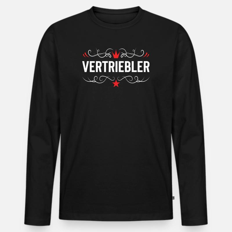 Zahnarzt Beruf - Männer Premium Bio Langarmshirt - Schwarz