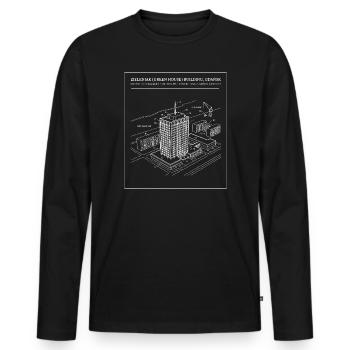 Zieleniak Green House Architecture Gdansk - Men's Premium Organic Long Sleeve Shirt - black - Front - Nico (187cm)