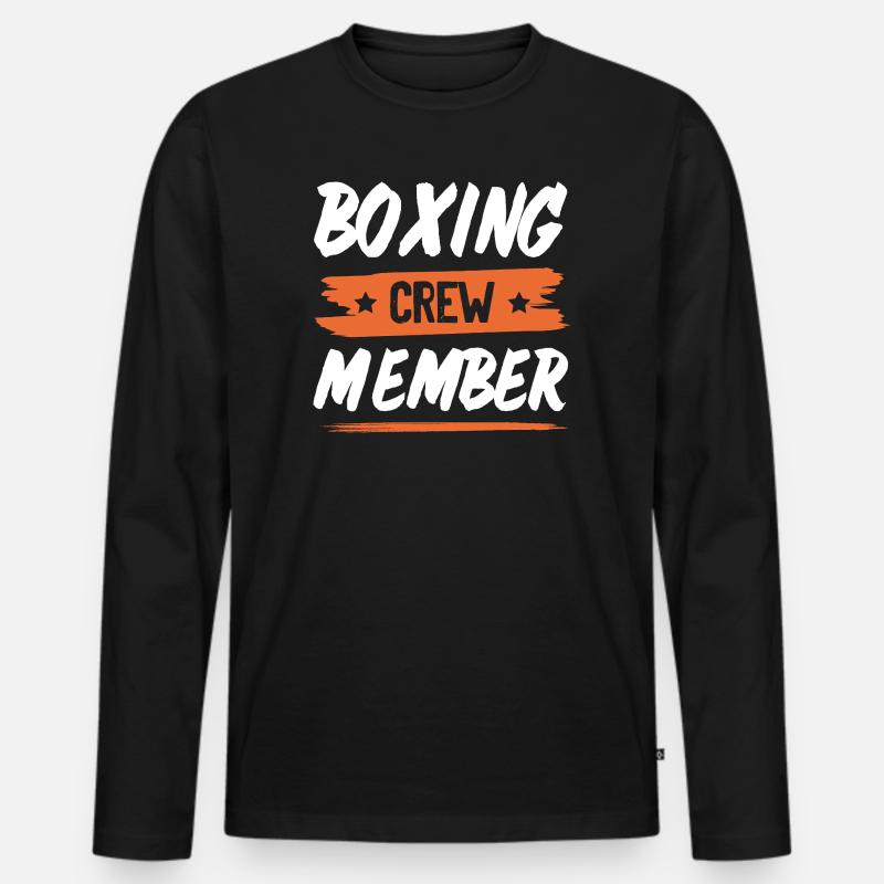 Breakdance Crew - Männer Premium Bio Langarmshirt - Schwarz
