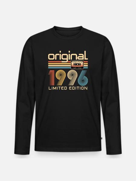 30th birthday, 30 years - Men's Premium Organic Long Sleeve Shirt - black
