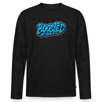 Accordage JDM de camouflage de Dynase Boosté - T-shirt manches longues Premium bio Homme - noir - Devant - Nico (187cm)