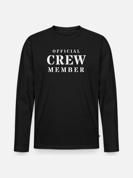 Sécurité officielle de l’équipe Stencil Event - T-shirt manches longues Premium bio Homme - noir