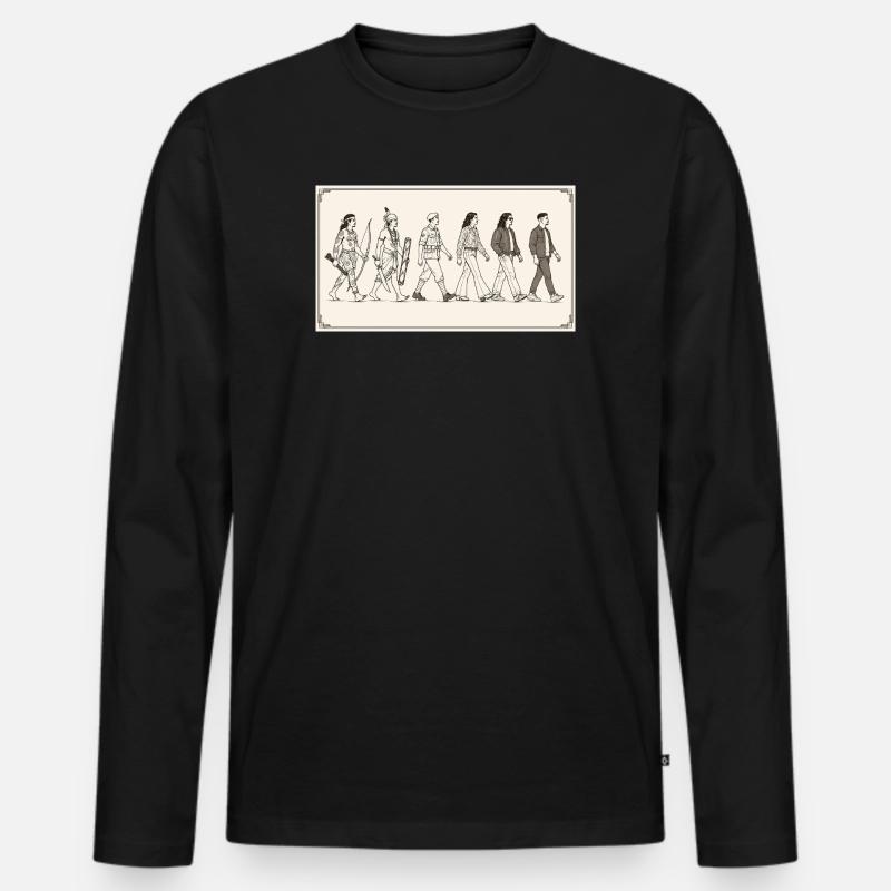 Molukkische Entwicklung durch s2soon - Männer Premium Bio Langarmshirt - Schwarz