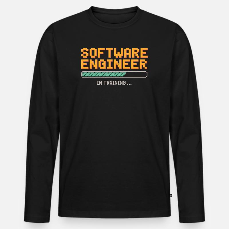 Software Developer in Training Debugging Humor Men's Premium Organic Long Sleeve Shirt