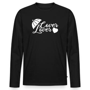 Assurance Agent Costume Couverture Amant Medicare - T-shirt manches longues Premium bio Homme - noir - Devant - Nico (187cm)