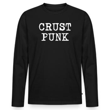 Crust Punk - Männer Premium Bio Langarmshirt - Schwarz - Vorne - Nico (187cm)