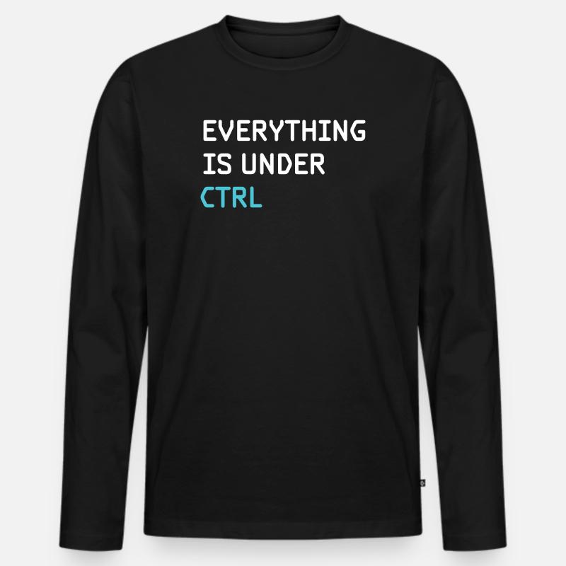 Funny Programming – Programmierer, Softwareingenieur, - Männer Premium Bio Langarmshirt - Schwarz