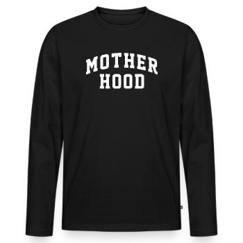 Road Trippin - Männer Premium Bio Langarmshirt - Schwarz - Vorne - Nico (187cm)