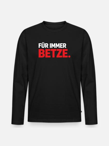 Forever Betze – Kaiserslautern Statement Shirt - Men's Premium Organic Long Sleeve Shirt - black