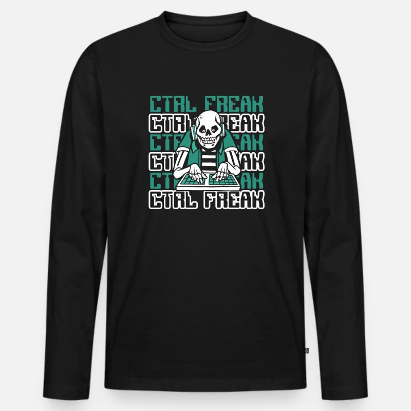 CTRL Freak Software Developer Developer Men's Premium Organic Long Sleeve Shirt