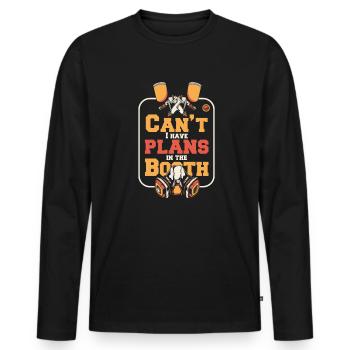 J’ai des plans dans la cabine automobile véhicule voiture - T-shirt manches longues Premium bio Homme - noir - Devant - Nico (187cm)