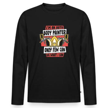 Seuls quelques-uns peuvent faire ce que je peux Automobile Véhicule Voiture - T-shirt manches longues Premium bio Homme - noir - Devant - Nico (187cm)