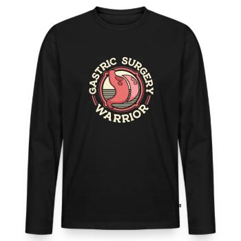Chirurgie gastrique Warrior Chirurgien gastrique bariatrique - T-shirt manches longues Premium bio Homme - noir - Devant - Nico (187cm)