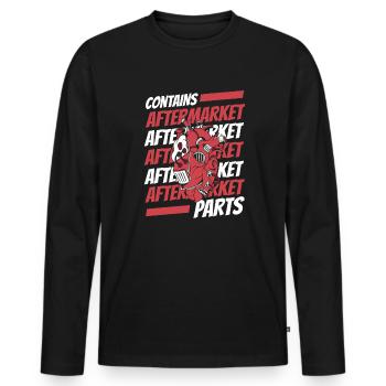Enthält Aftermarket-Teile Katheter Open Heart - Männer Premium Bio Langarmshirt - Schwarz - Vorne - Nico (187cm)