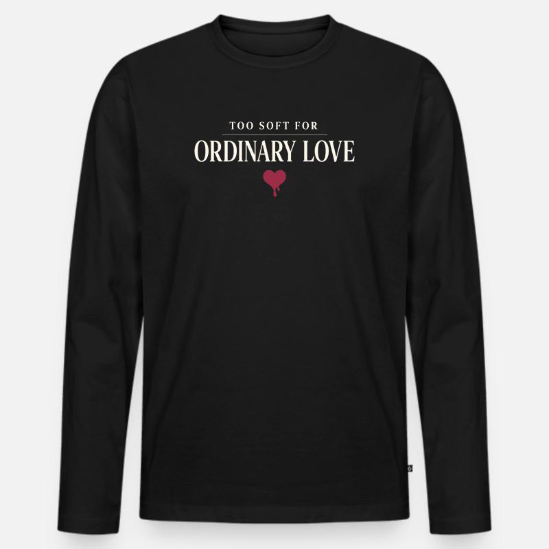Vampirische Romantische Romantik Goth Dunkle - Männer Premium Bio Langarmshirt - Schwarz