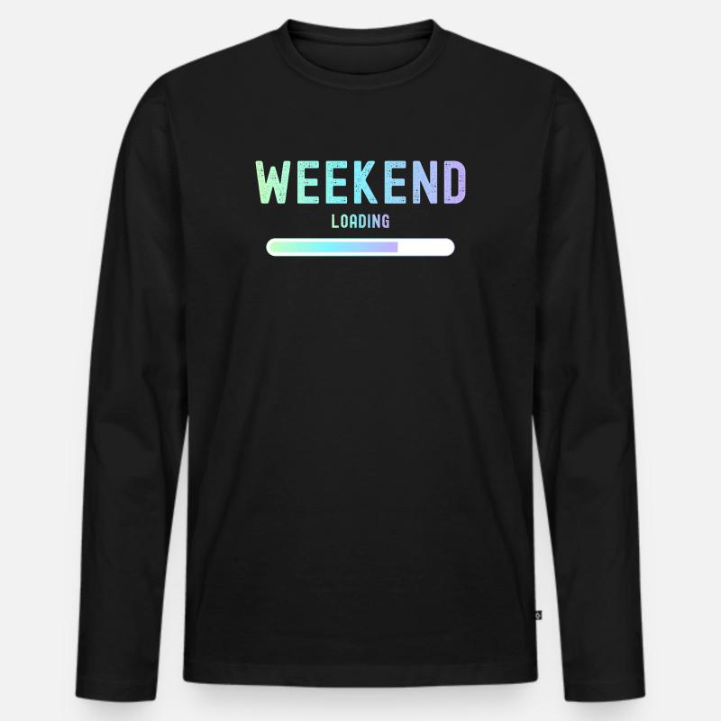 Weekend loading Weekend and leisure - Men's Premium Organic Long Sleeve Shirt - black