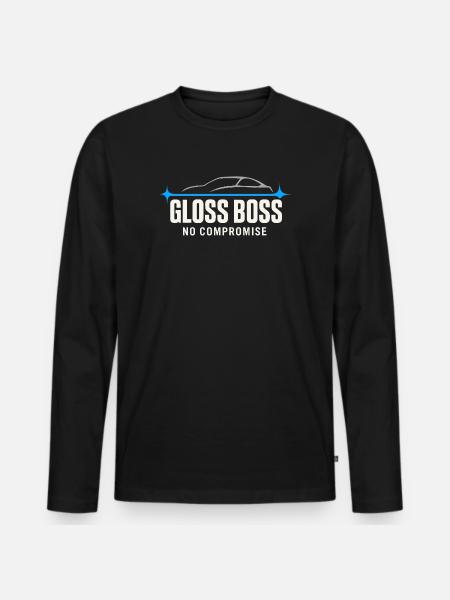 Auto Detailer Buffer Pro Paint - Men's Premium Organic Long Sleeve Shirt - black