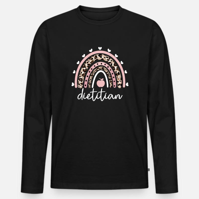 Ernährungsberater Diätassistent Diätspezialist - Männer Premium Bio Langarmshirt - Schwarz