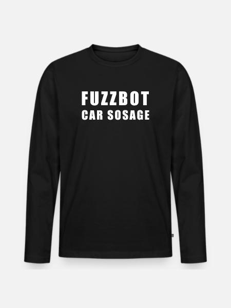 fuzzbot car sosage - Men's Premium Organic Long Sleeve Shirt - black