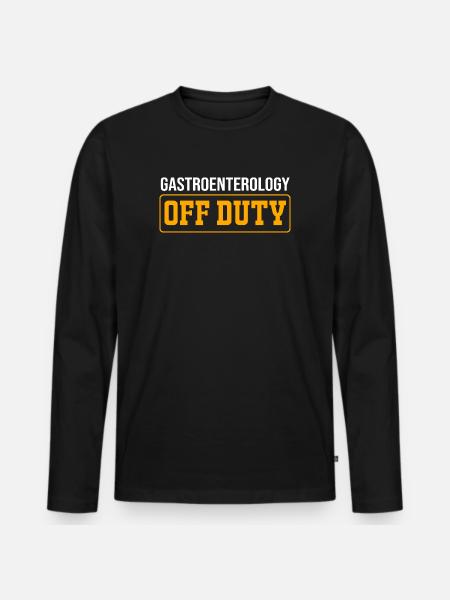 Gastroenterology - Men's Premium Organic Long Sleeve Shirt - black