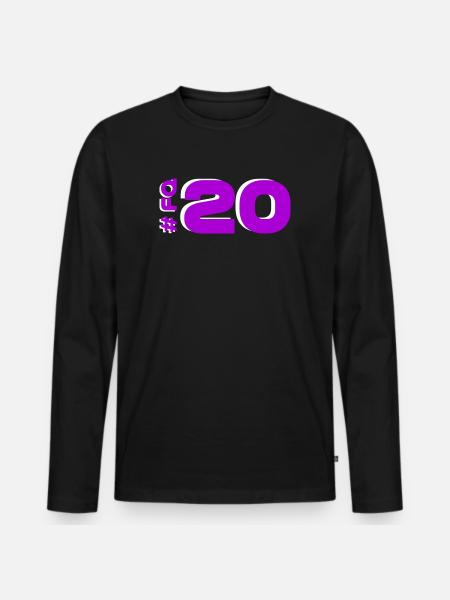 FQ20-2025-katalonien - Männer Premium Bio Langarmshirt - Schwarz