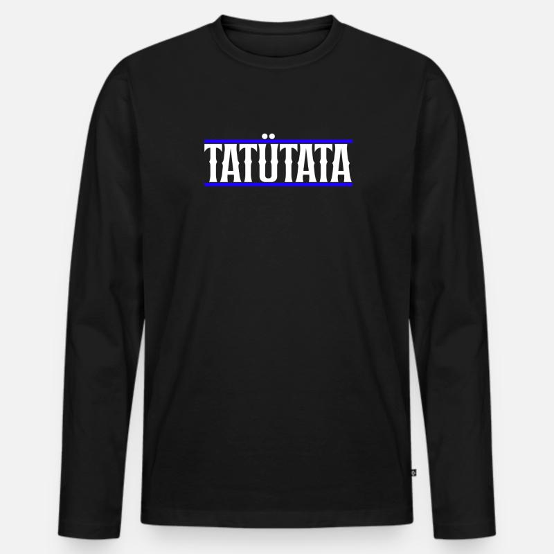 Tatuetata_- - Männer Premium Bio Langarmshirt - Schwarz