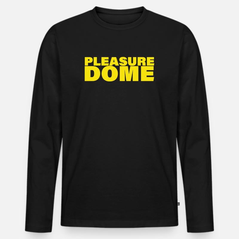PLEASURE DOME - Männer Premium Bio Langarmshirt - Schwarz