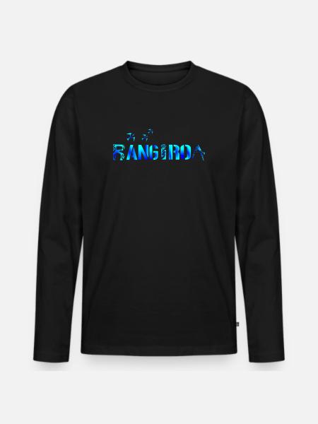 RANGIROA - T-shirt manches longues Premium bio Homme - noir