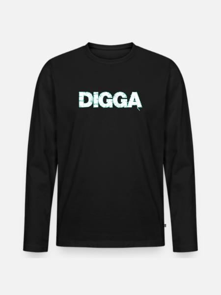 Danish - Men's Premium Organic Long Sleeve Shirt - black
